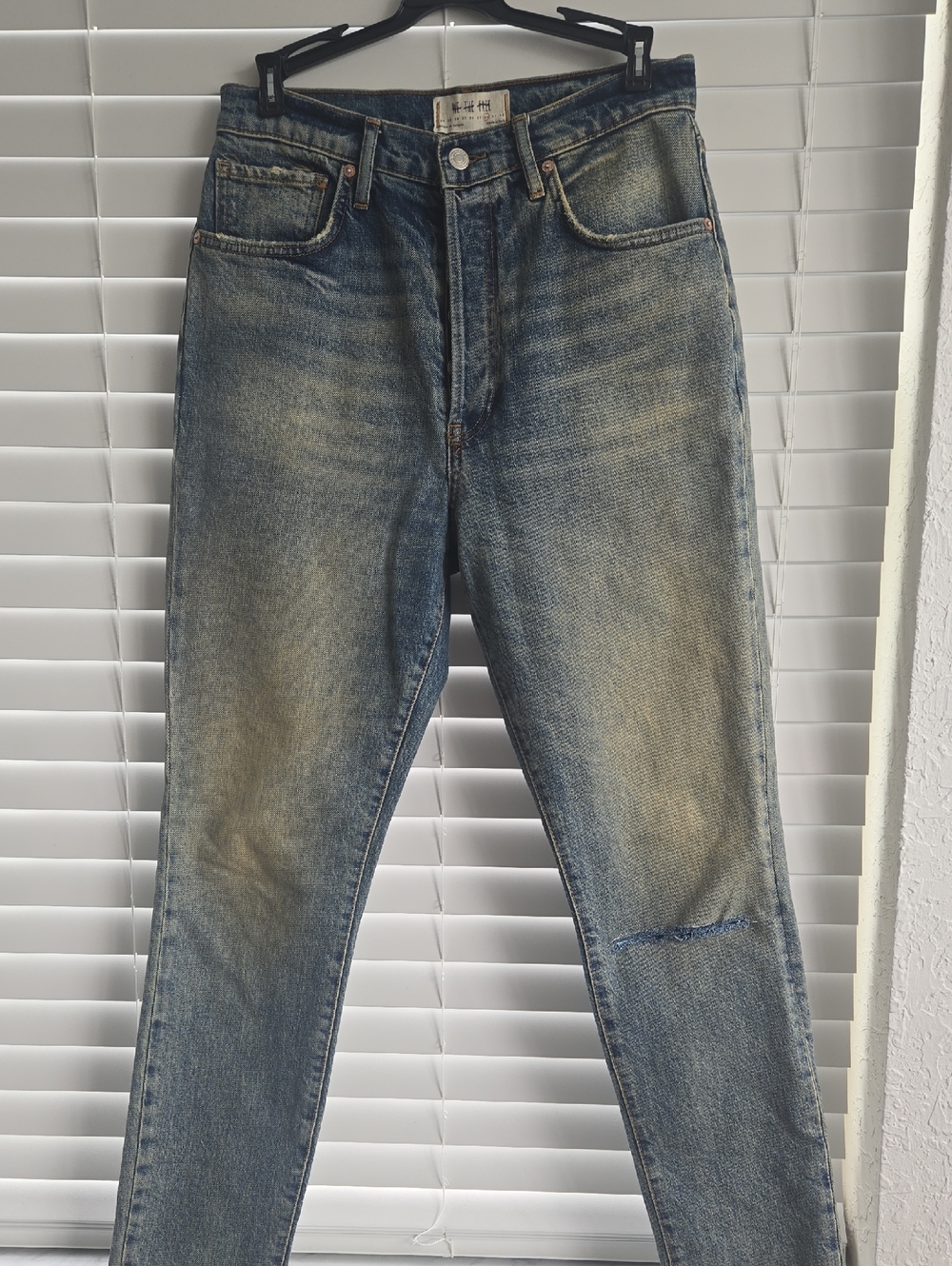 Classic Blue Washed Women's Jeans - Authentic Denim
